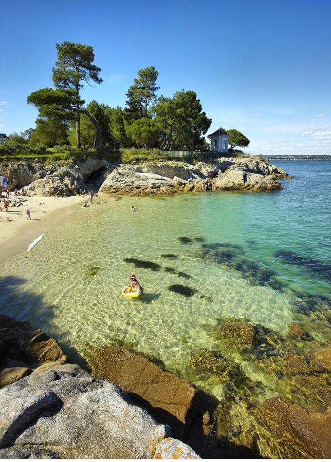 Location appartement meublé bord de mer Fouesnant Esterno foto